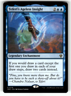 Teferi's Ageless Insight 119 Normal R Commander: Murders at Karlov Manor LP - Image 1