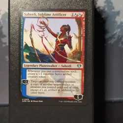 Magic: The Gathering Saheeli, Sublime Artificer Commander Masters 935 Red Blue … - Image 1