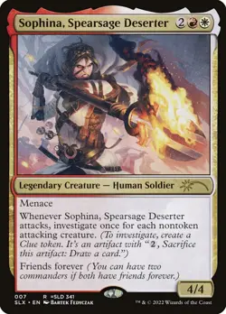 MTG Sophina, Spearsage Deserter ** Universes Within ** English (NM) - Image 1