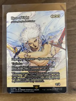 Hero of Light Adeline, Resplendent Cathar (Showcase) Final Fantasy III Magic MTG - Image 1