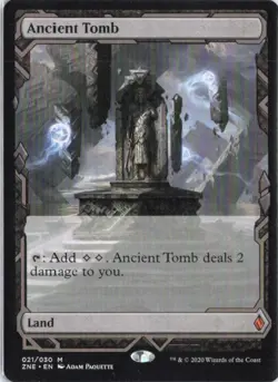 MTG Ancient Tomb M Zendikar Rising Expeditions 21 NM - Image 1