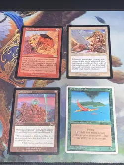 1995 - 1999 Magic: The Gathering Mix Card Lot Variety Sets Raw Moderately Played - Image 1