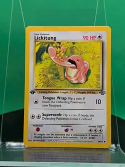 Lickitung 38/64 1st Edition Jungle Set Uncommon 1999 English Pokemon WoTC - Image 1