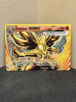 Pokemon TCG Delphox BREAK 14/124 XY Fates Collide Holo Rare Break - Image 1