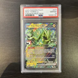 PSA 10 Iron Thorns ex Pokemon Prize Pack Series 7 Pokemon Cards - Image 1