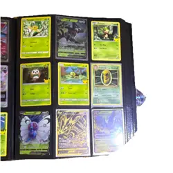 Pokemon TCG Mixed Card Lot Binder Pikachu Charmander Mewtwo GX V Foil English - Image 3