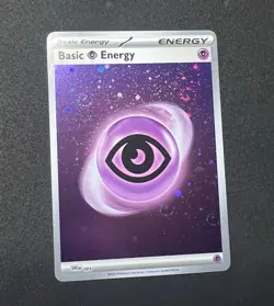 Pokemon 151 Holo Psychic Energy Swirl Galaxy Cosmo Foil Variant 005 (4 SWIRLS) - Image 1