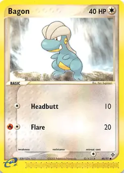 Bagon 49/97 Dragon Pokemon - Image 1