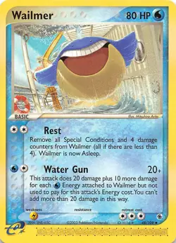 Wailmer 48/109 Ruby and Sapphire Pokemon - Image 1