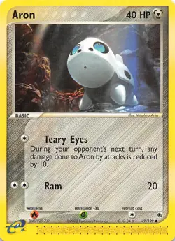 Aron 49/109 Ruby and Sapphire Pokemon - Image 1
