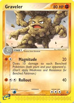 Graveler 30/97 Dragon Pokemon - Image 1