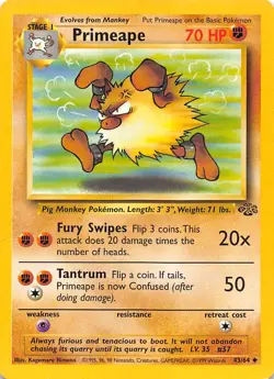 Primeape 43/64 Jungle Pokemon - Image 1