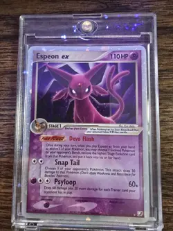 Pokemon EX UNSEEN FORCES - #102/115 Espeon ex - ENG - Ultra Rare Holo - HP - Image 1