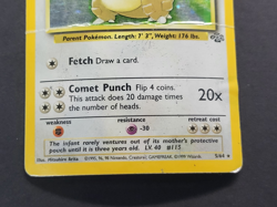 Jungle Pokemon TCG Kangaskhan 5/64 Rare Holo DMG Bent - Image 4