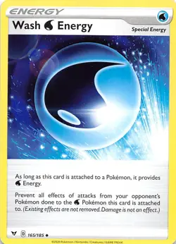 Wash Water Energy 165/185 SWSH04: Vivid Voltage Pokemon 003336 - Image 1