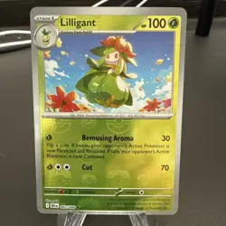 Pokemon TCG Black Bolt 007/086 Lilligant Master Ball Holo Pattern - NM - Image 1