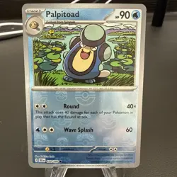 Palpitoad 020/086 Master Ball: Black Bolt Pokemon TCG Near Mint - Image 1