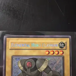 YUGIOH • ELEMENTAL HERO CLAYMAN • SECRET RARE • EHC2-EN002 • LIMITED ED • NM - Image 2