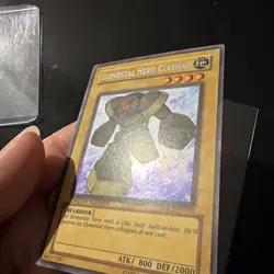 YUGIOH • ELEMENTAL HERO CLAYMAN • SECRET RARE • EHC2-EN002 • LIMITED ED • NM - Image 5