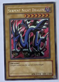 Serpent Night Dragon MRL-103 MRL Secret Rare Magic Ruler Yu-Gi-Oh - MP - Image 1