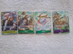 One Piece TCG Donquixote Rosinante OP12-108 TR The Azure Sea's Seven + - Image 3