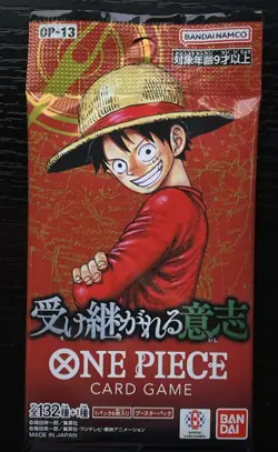One Piece OP-13 Carrying On His Will Booster Pack New Sealed Japanese US SELLER - Image 1