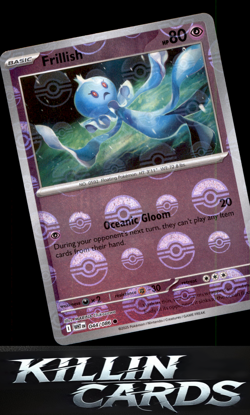 Frillish (Poke Ball Pattern) 044/086 Pokemon Common SV: White Flare Card NM - Image 1