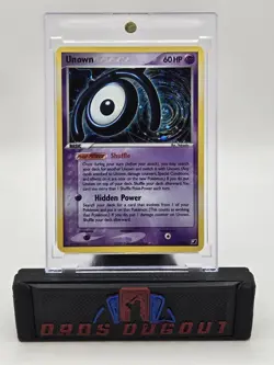Pokemon Unown M TCG Holo Rare Card M/28 Unseen Forces NM - Image 1