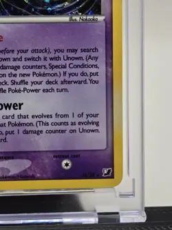 Pokemon Unown M TCG Holo Rare Card M/28 Unseen Forces NM - Image 5