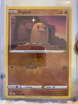 Diglett 084/189 Reverse Holo Darkness Ablaze SW&SH Pokemon Card TCG Near Mint NM - Image 1