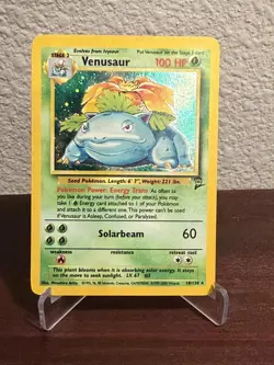 Venusaur - 18/130 - Pokemon Base Set 2 Holo Card - Image 1