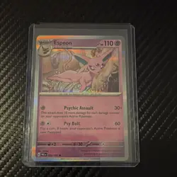 Pokemon Espeon Holo Rare Card 033/131 Sv Prismatic Evolutions 110 HP - Image 1