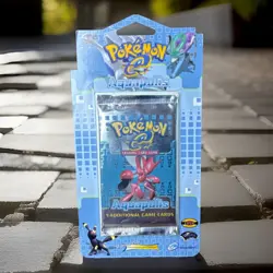 Pokemon Aquapolis Sealed Booster Pack Wizards of the Coast 2002 e-Reader 9 Cards - Image 1