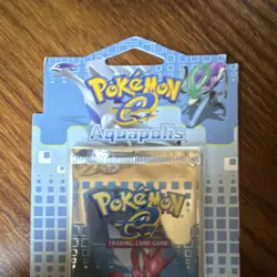 Pokemon Aquapolis Sealed Booster Pack Wizards of the Coast 2002 e-Reader 9 Cards - Image 5
