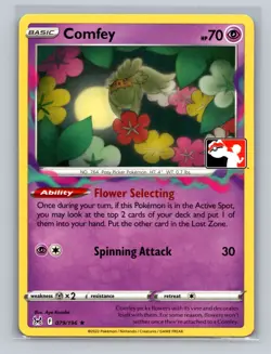 2x Prize Pack Series Cards Regular Hisuian Arcanine 084 & Comfey 079/196 - LP - Image 3