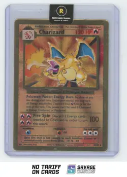 1998 Pokemon Celebration Metal Card Promo Holo Charizard #4/102 - Image 1