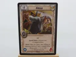 WARLORD Saga of the Storm CCG Elf Character Card ALESSA 18/78 #1044 - Image 1