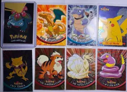 Topps Chrome Pokemon Card Lot Charizard Ninetails Mint - Image 1