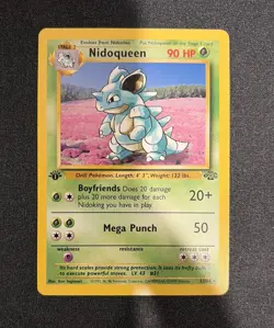 Nidoqueen 23/64 - 1st Edition Jungle Pokemon Card Rare - Image 1