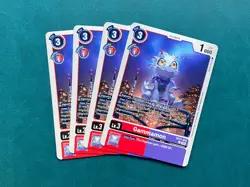 Gammamon BT21-010 Playset World Convergence Digimon Card Game x4 - Image 1