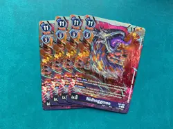 Nidhoggmon EX7-060 Playset Digimon Liberator Card Game x4 - Image 1