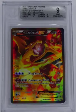 Pokemon Card Charizard EX XY121 Black Star Promo FULL ART PROMO BGS 9 English - Image 1