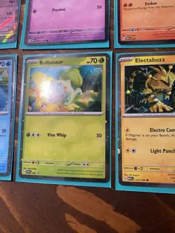 151 Pokemon HD swirl Card Lot + No Star Alakazam / Bulbasaur Squirtle And More - Image 5