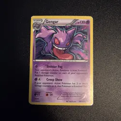 Pokemon TCG Gengar 60/162 Cosmo Holo Rare 2015 Card - Image 1