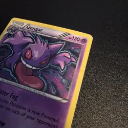 Pokemon TCG Gengar 60/162 Cosmo Holo Rare 2015 Card - Image 3