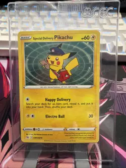 Special Delivery Pikachu Sealed SWSH074 SWSH: Sword & Shield Promo Cards Holo - Image 1