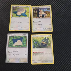 Pokemon TCG card lot Snorlax & Munchlax 4x SWSH Brilliant Stars Astral Radiance - Image 2