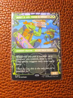 MTG: Mikey & Leo, Chaos & Order R 0247 Teenage Mutant Ninja Turtles Regular - Image 1