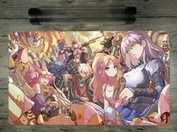 Ygomat Tri-Brigade Trading Card Game OCG Playmat TCG Mat Free Best Tube / Bag - Image 1