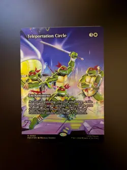 MTG Teenage Mutant Ninja Turtles English Transportation Circle Borderless 2 Foil - Image 1